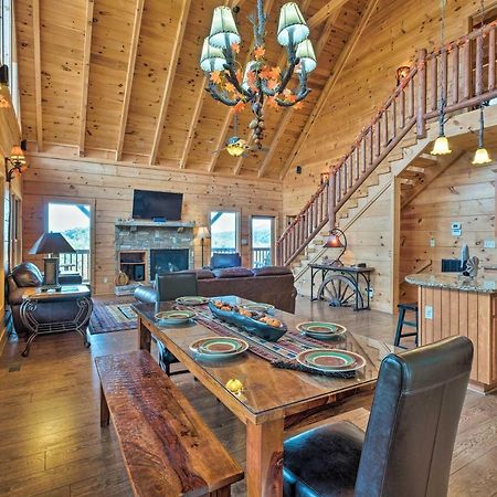 Pigeon Forge Cabin With Brand New Hot Tub And Views! Sevierville Exterior photo